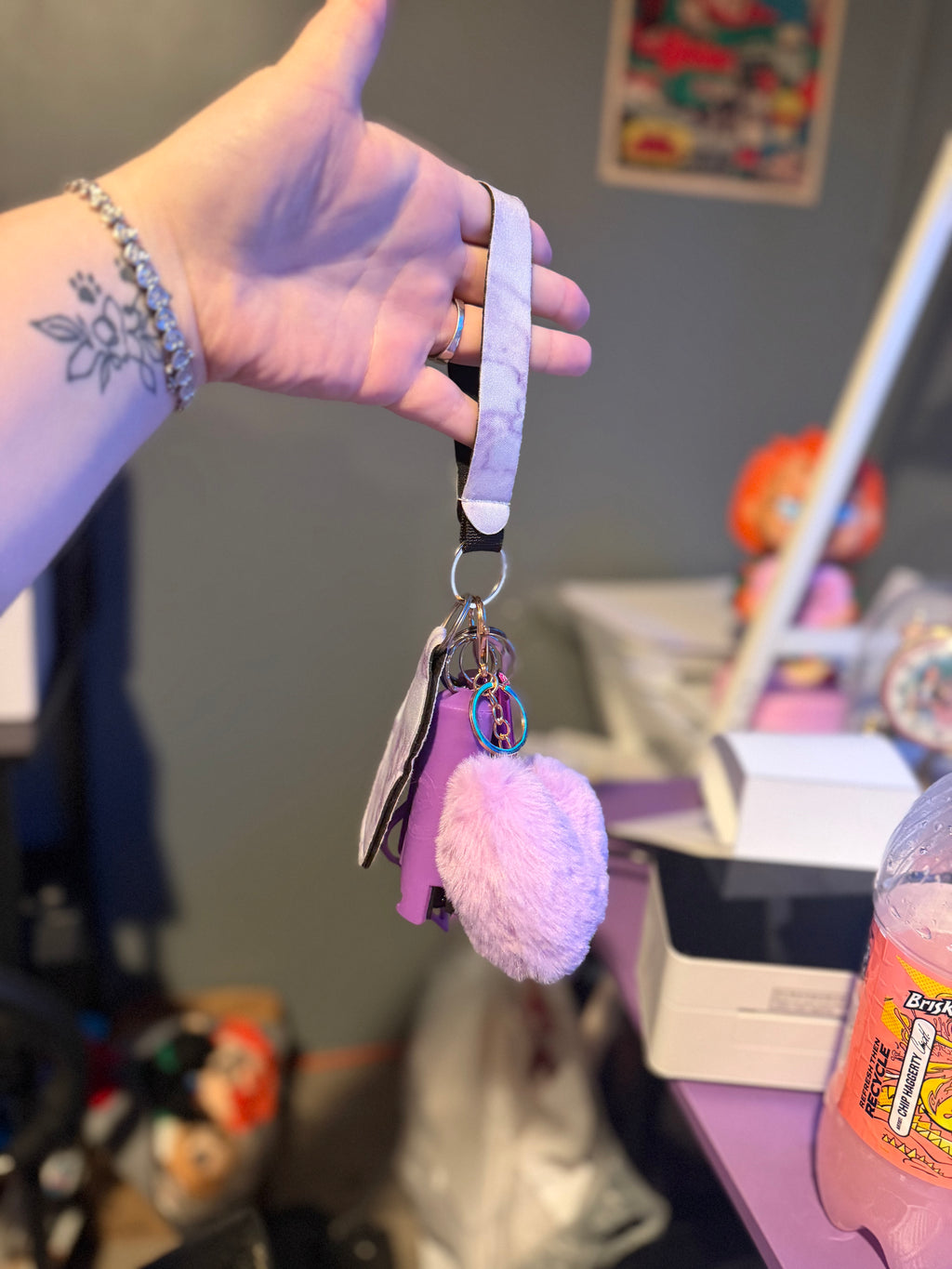 Purple Keychain