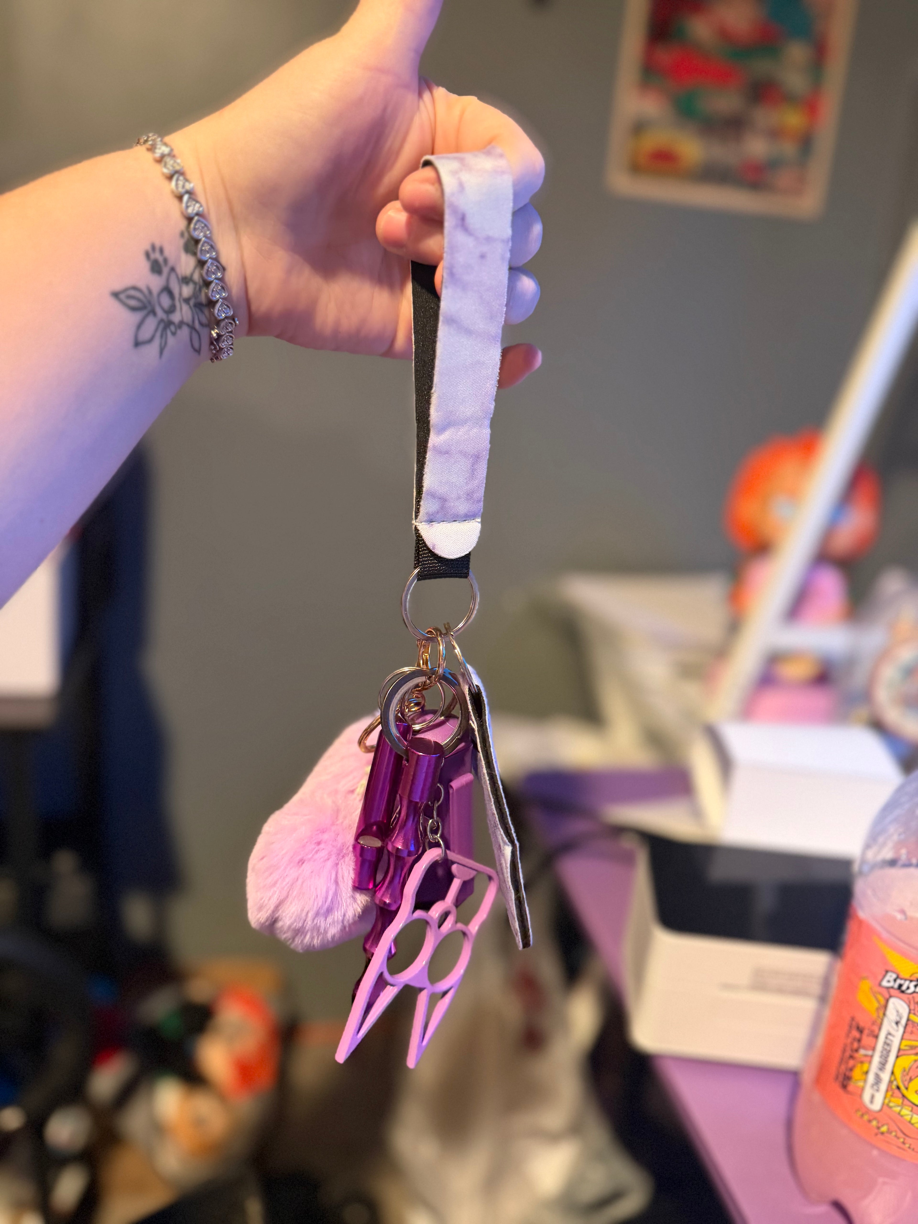 Purple Keychain