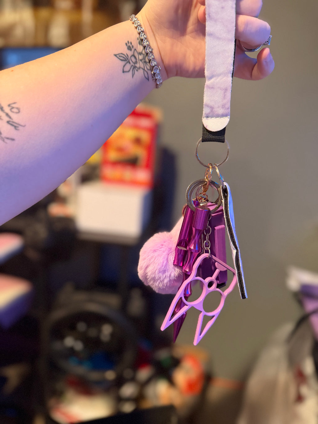 Purple Keychain