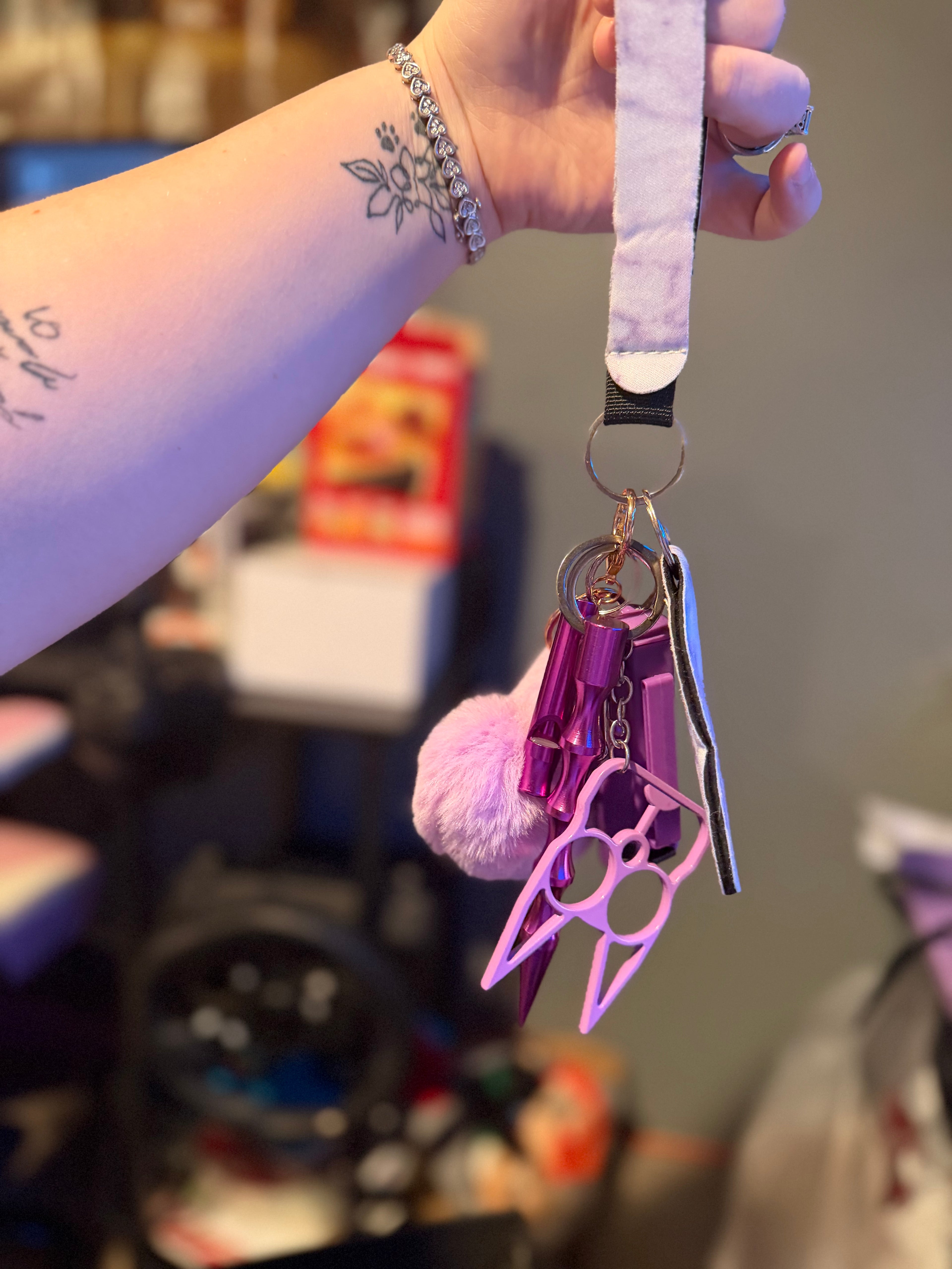 Purple Keychain
