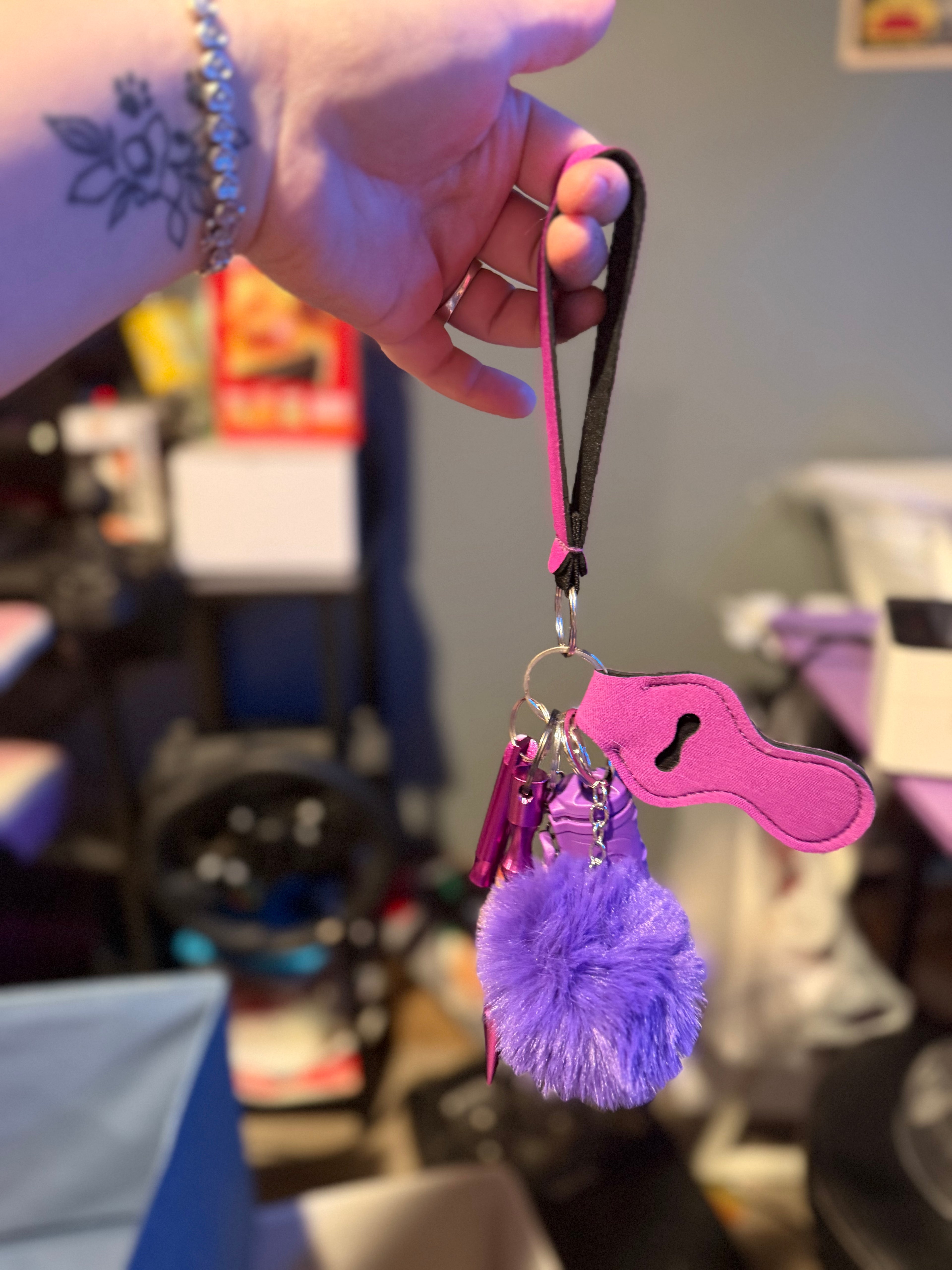 Purple Keychain