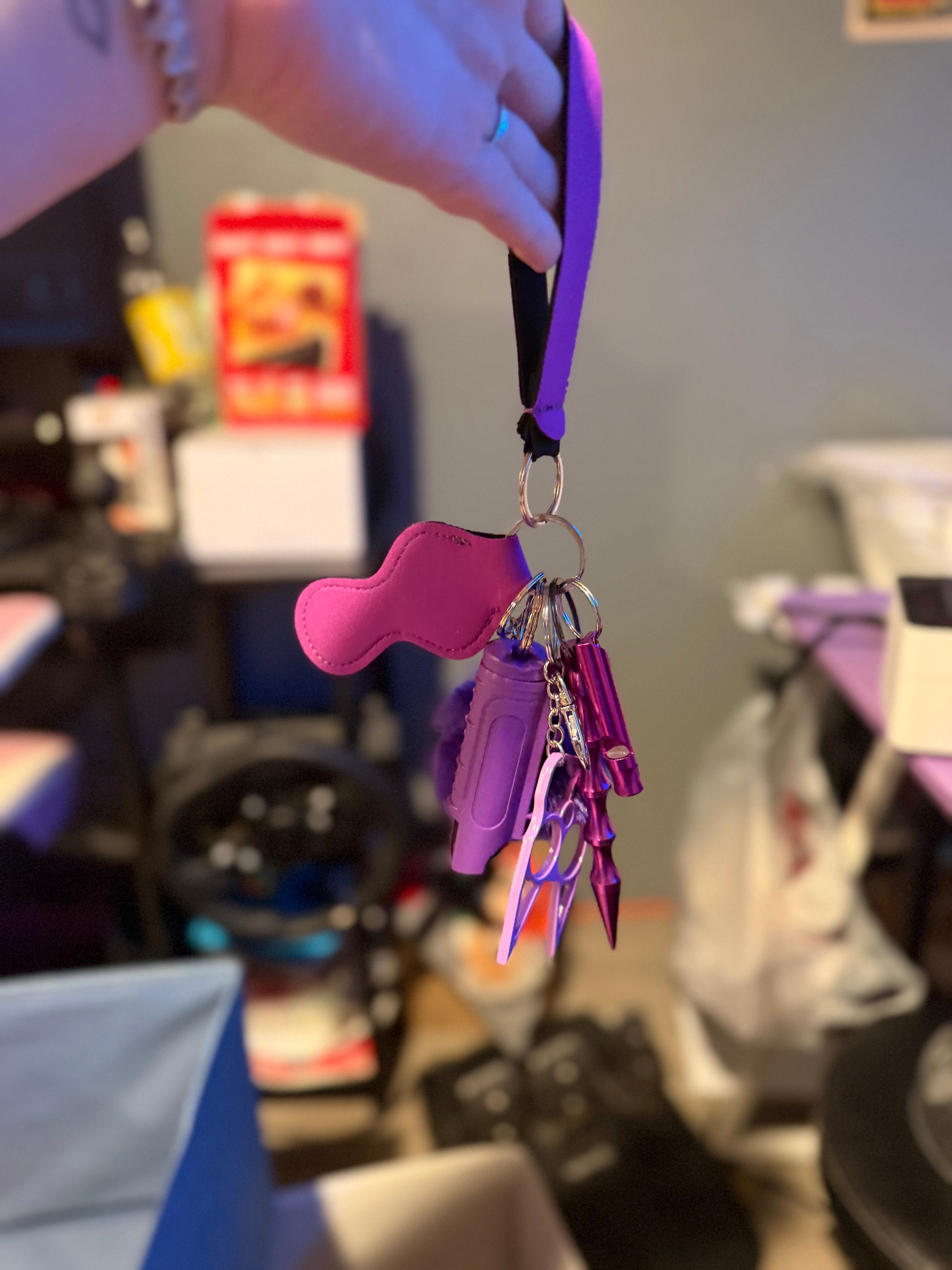 Purple Keychain