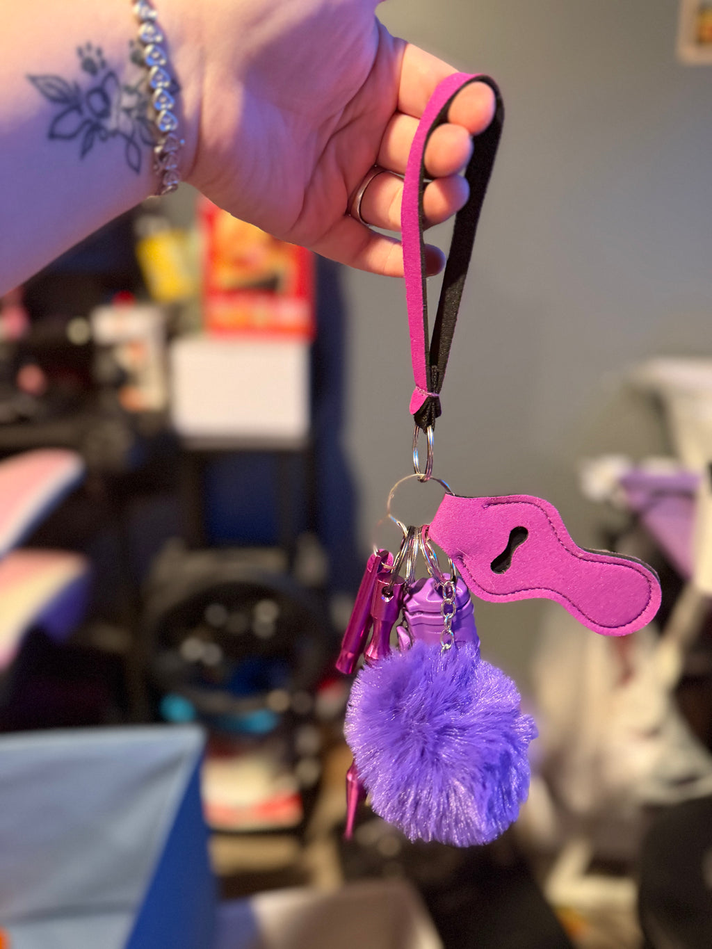 Purple Keychain