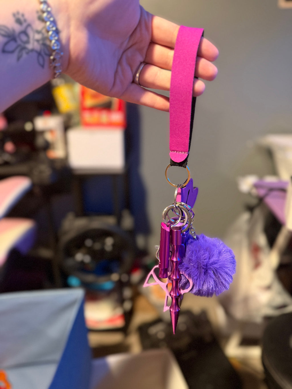 Purple Keychain